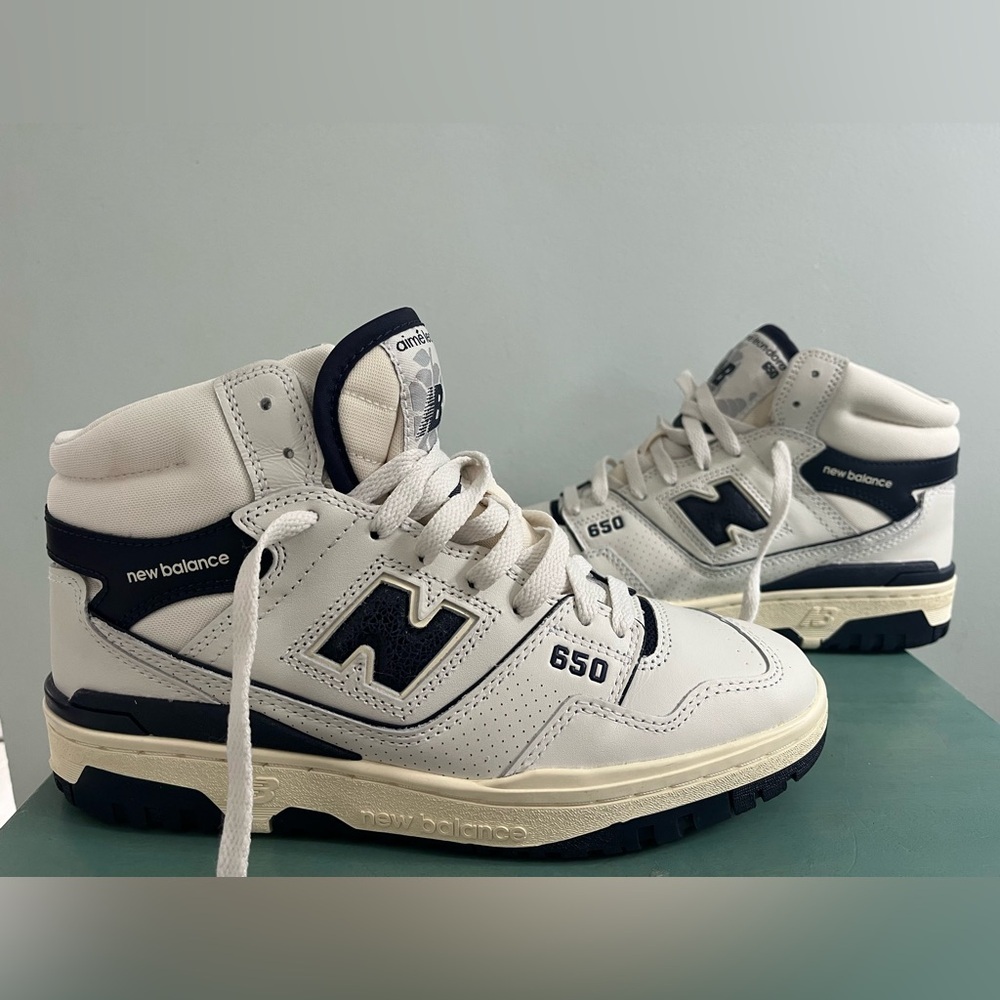 NIB New Balance 650R x Aime Leon Dore Sneakers BB650RD1 Men’s 7.5 rare find - Picture 10 of 11